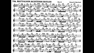 Peter R MacLeod, Sr. - 2/4 March in A, "7th Battalion Scottish Rifles" (perf. Jordan Alexander Key)