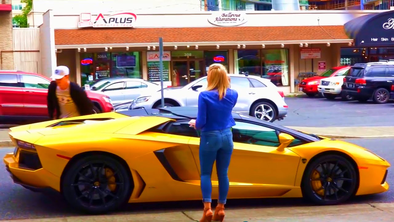 Lamborghini Gold Digger Prank