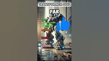 Transformers Quiz! Can you identify these transformers?