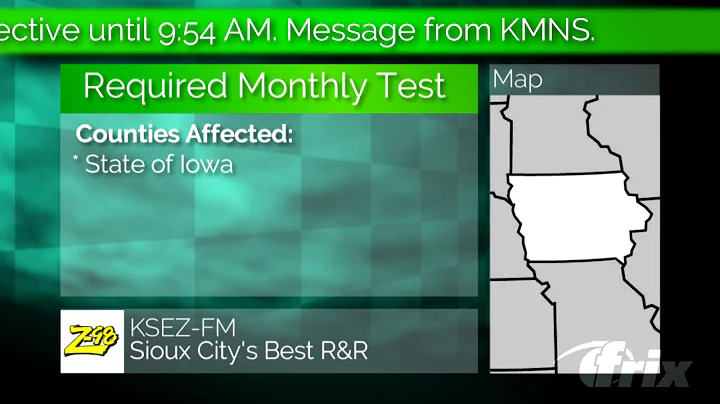Iowa State Required Monthly Test - March 6, 2019