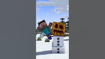 Evolution of Snow Golem on CHRISTMAS! - Minecraft Animation