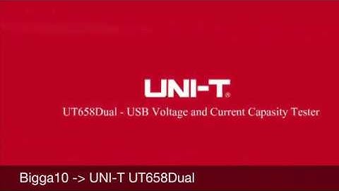 The devices’ doctor UNI-T UT658Dual USB tester