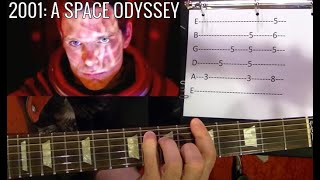 How to Play 2001: A Space Odyssey Theme - Guitar Lesson