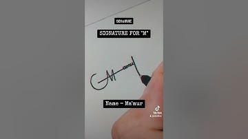 Signature for M | Ma