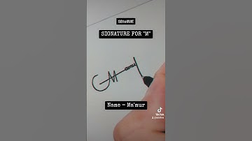 Signature for M | Ma