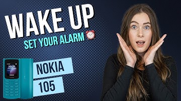 Nokia 105 - How to set the Alarm • 📱 • ⏰ • 🛌 • Tutorial