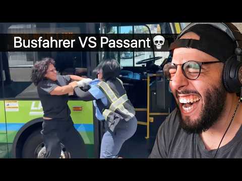 BUSFAHRER VS PASSANT ESKALIERT FAST KOMPLETT