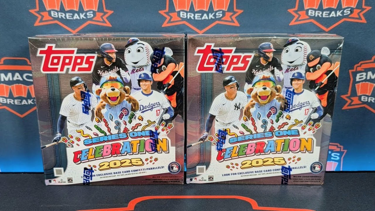 2025 Topps Series 1 Celebration Mega Box Rips x2!!! | Sponsored By Mr. Fishback!