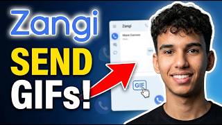 How to Send GIFs on Zangi (Mobile Messaging Guide) screenshot 1