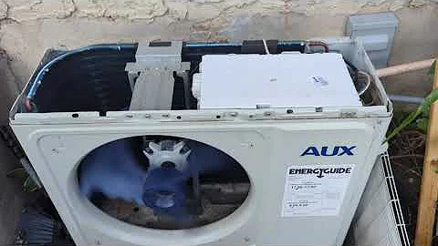 Mini Split Not Working E4 Error Code | AUX Mini Split Heat Pump 1200 BTU 115 Volt Fix