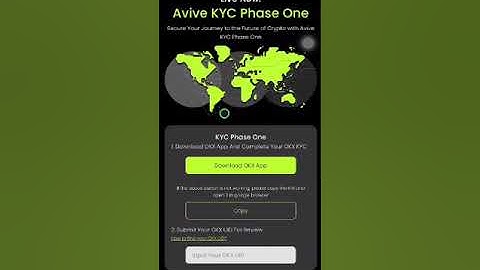 HOW TO DO AVIVE PHASE 2 KYC