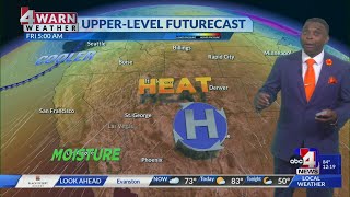 Afternoon shower and thunderstorm chances continue with warmer temperatures Update