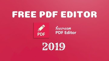 Edit PDF Files for Free - Icecream PDF Editor