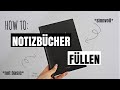 15 Wege LEERE NOTIZBÜCHER sinnvoll zu füllen📔