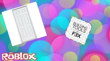 How to make a walkthrough door using f3x tutorial!