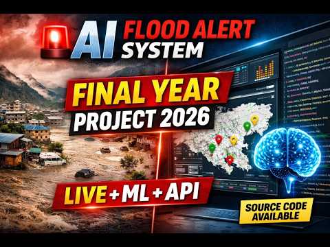 AI Based Flood Prediction and Alert System | Final Year Project 2026 | Real Time Data