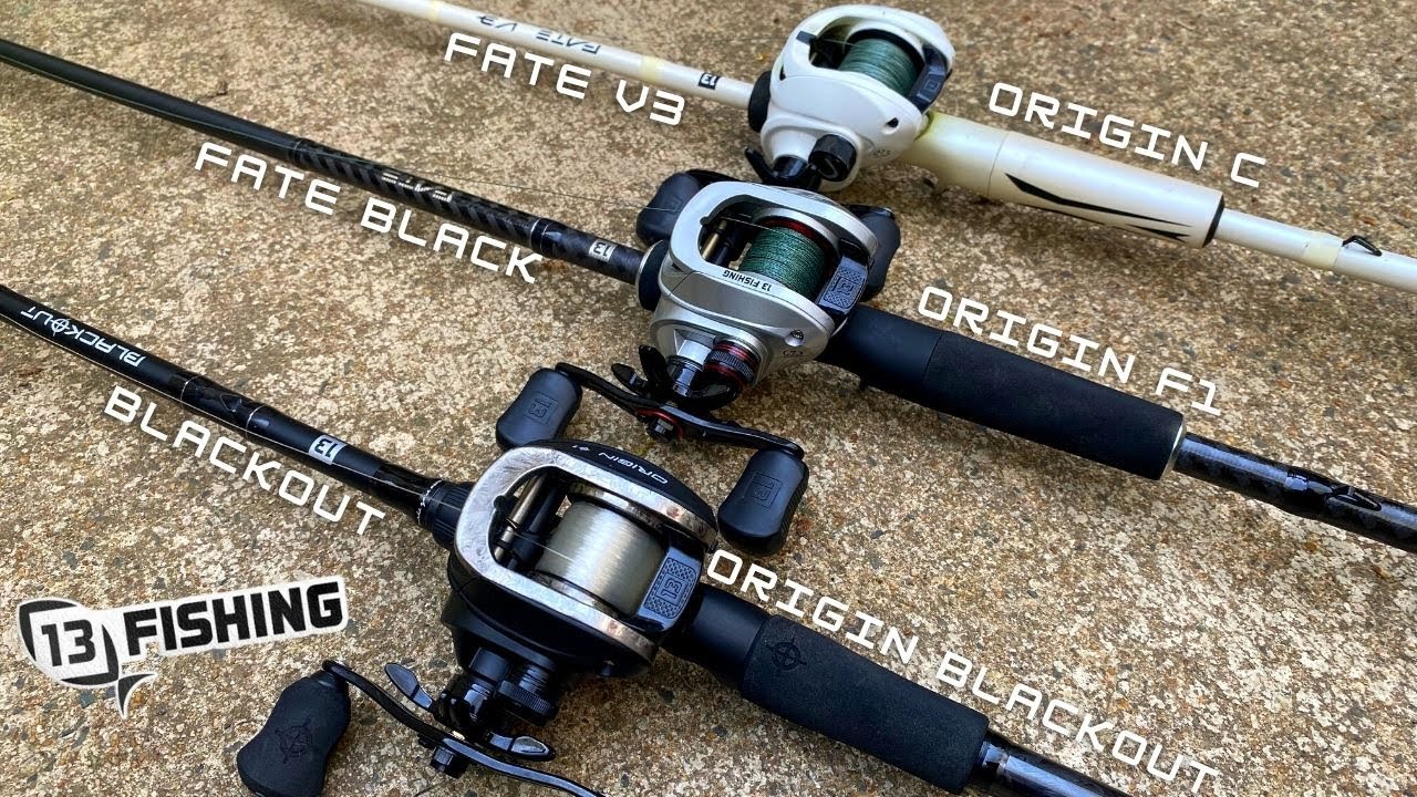 13 Fishing - Fishing with FATE V3 & ORIGIN C reel, FATE BLACK & ORIGIN F1  reel, & BLACKOUT combo. 