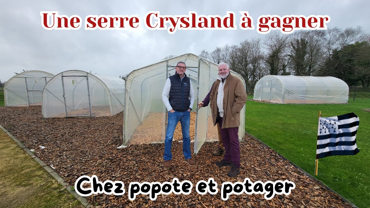 A GAGNER UNE SERRE DE CHEZ CRYSLAND , C'EST NOËL CHEZ POPOTE ET POTAGER