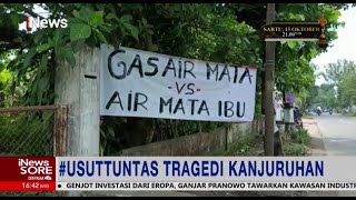 Poster dan Spanduk Usut Tuntas Tragedi Kanjuruhan Bertebaran di Kota Malang #iNewsSore 05/10