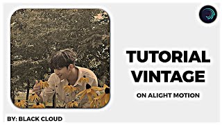 Tutorial vintage||for alight motion screenshot 5