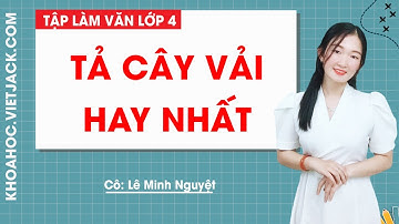 Tả cây vải hay nhất - Tập làm văn lớp 4 - Cô Lê Minh Nguyệt