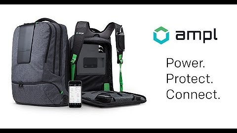 AMPL Smart Backpack Introduction Video HD