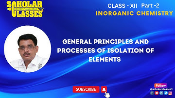 Metallurgy ll General Principles and processes of..... ll Class XII ll Dr. Pankaj Sir ll Lecture:-1