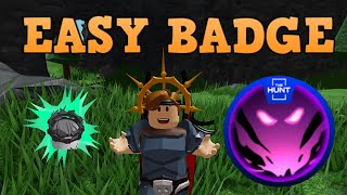 🕵 The HUNT BADGE in the SURVIVAL GAME roblox! screenshot 1