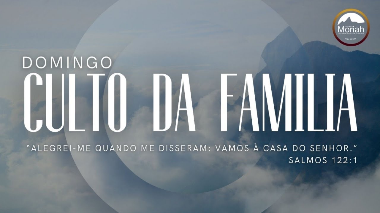 CULTO DA FAMILIA 04/01/26