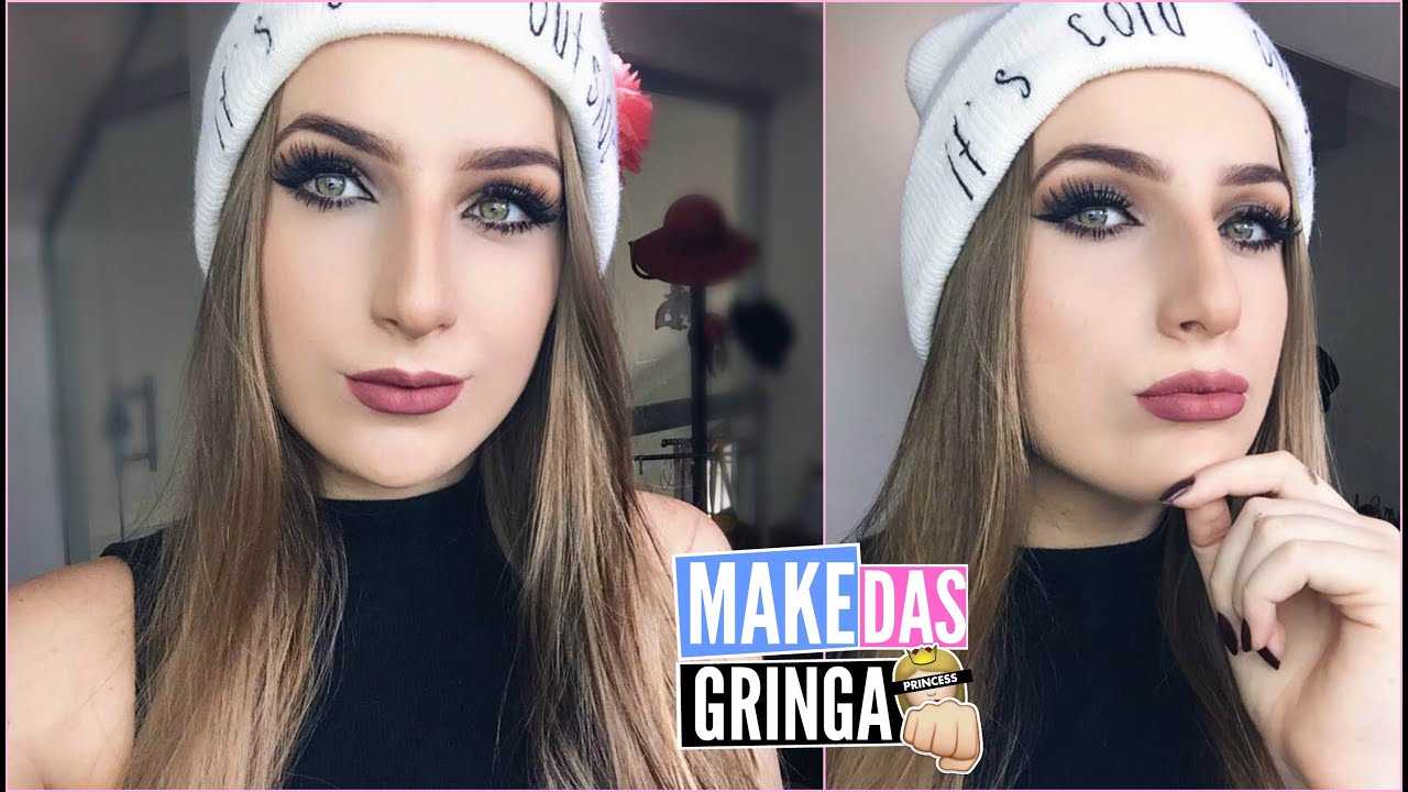 MAQUIAGEM INSPIRADA NAS GRINGAS