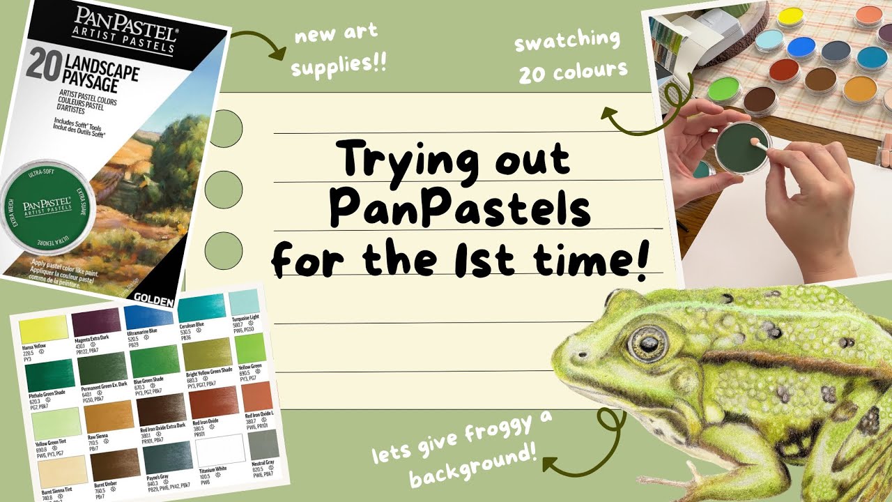 Trying Pan Pastels for the 1st time 🌈 Lets do some swatching & experimenting!  