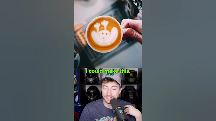 Using Ai to Create Latte Art #shorts #ai #aiart #d...
