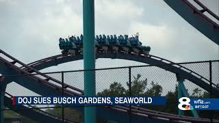 DOJ sues SeaWorld's owner over alleged discrimination against disabled guests