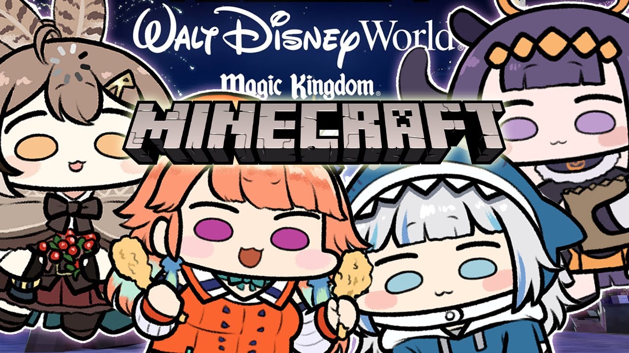 【WDW Minecraft】LETS GO TO THE MAGIC KINGDOM! #kfp #キアライブ