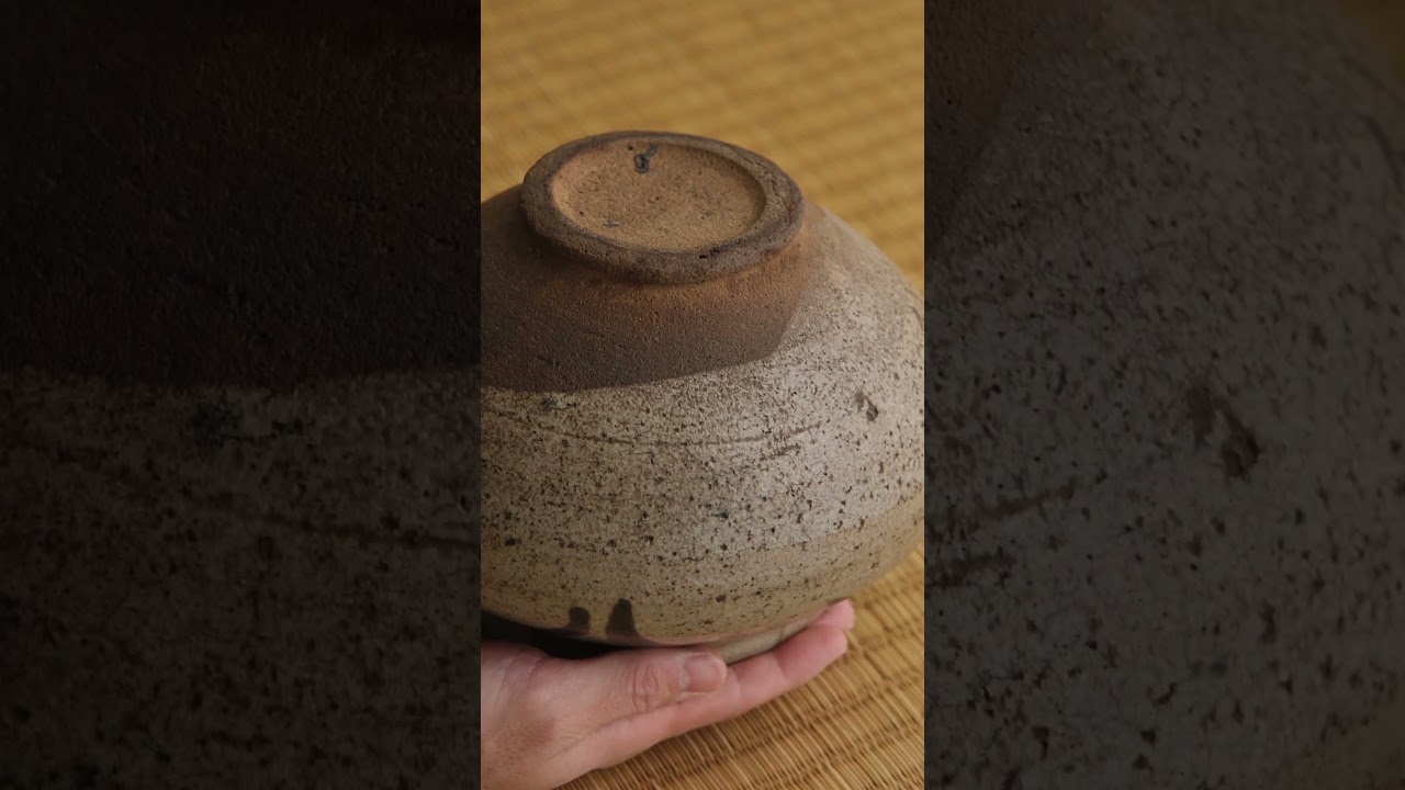 絵唐津水指 | 桃山時代 | 唐津 | 伝世 #shorts #骨董 #古美術 #陶芸