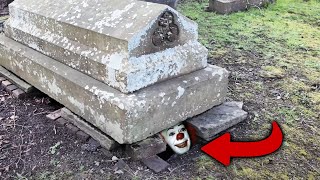 They want kids to play in this cemetery - With open graves!