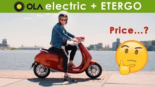 Ola Electric Scooter Book Rs In India Revealed Etergo Appscooter Stylish New E- Scooter