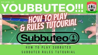 How to Play Subbuteo Subbuteo Rules and Tutorial on Youbbuteo