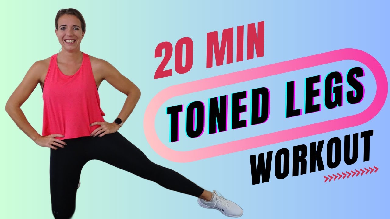 20 Minute Toned Legs Workout - No Weights Required - YouTube