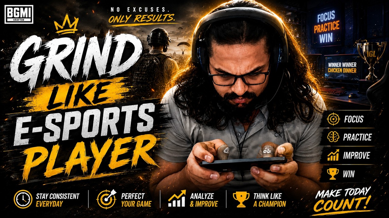 🔥 No Excuses, No Breaks | Grind Like E-Sports Player | BGMI LIVE