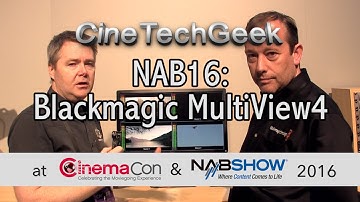 NAB16 Blackmagic MultiView4
