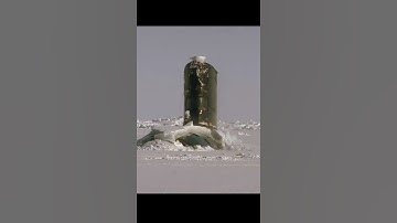 Submarines Gets Stuck in Ice #Shorts #Military