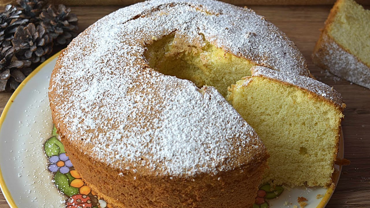 Chiffon cake |  Ricetta della scuola | Divertirsi in cucina