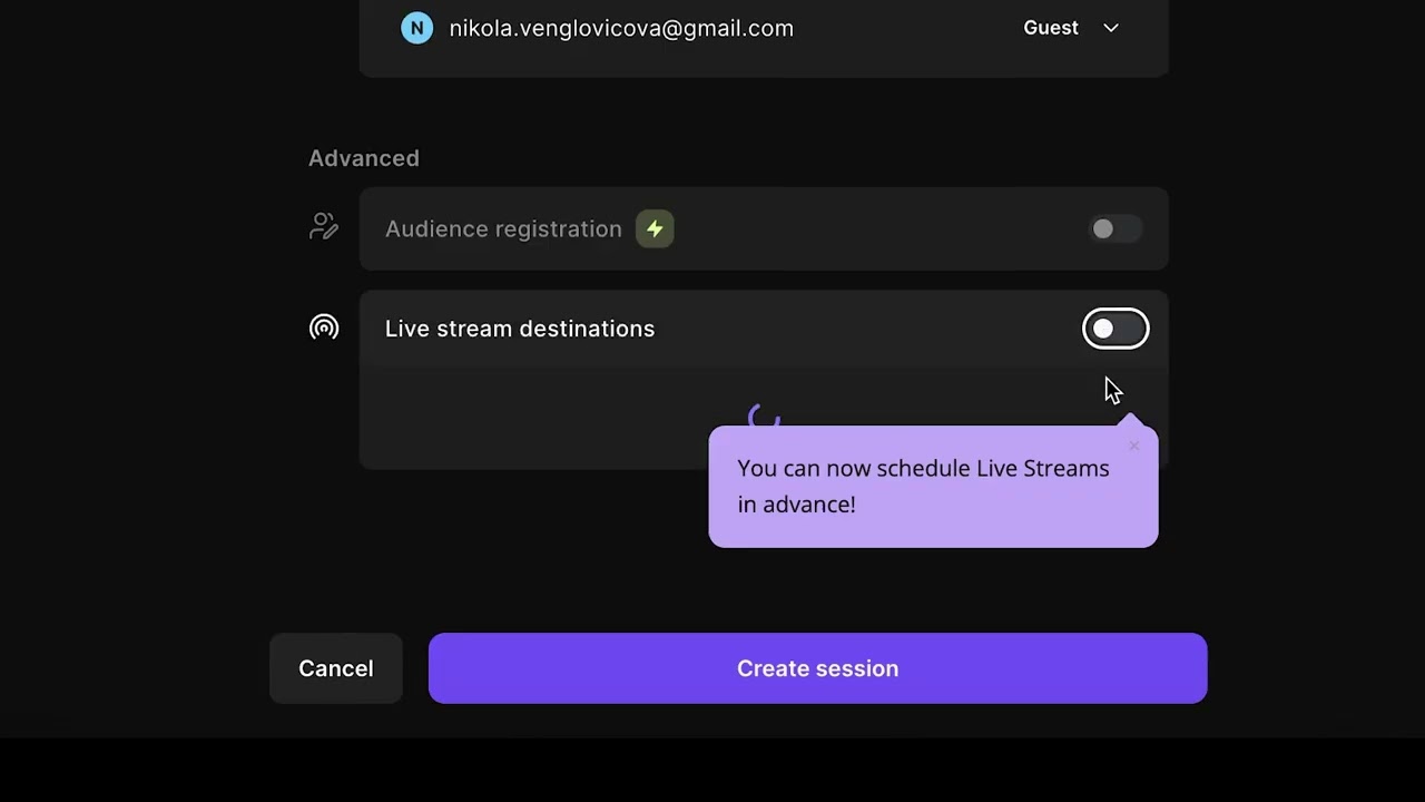 How to Schedule Livestream or Meeting in Riverside fm