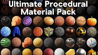 Ultimate Blender Procedural Material Pack! (Product Trailer)