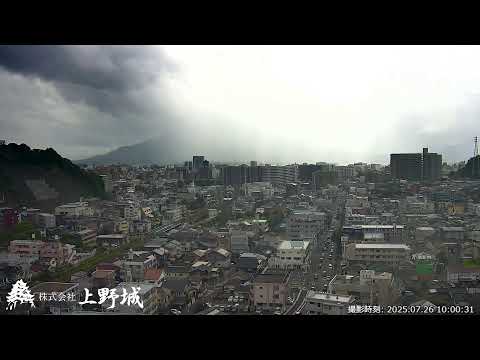 【LIVE】上野城ライブカメラ 桜島と鹿児島市内 / Sakurajima and Kagoshima city in Japan. / Vulcão com câmera ao vivo