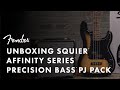 Unboxing The Squier Affinity PJ Bass Pack |  Fender