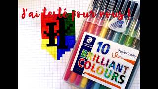 Pixel art avec Staedler triplus color 323