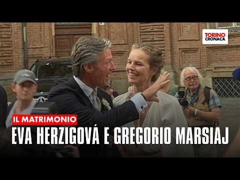 Video Eva Herzigová e Gregorio Marsiaj, ecco chi c'era (e chi non si è visto) alle nozze torinesi