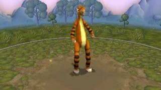 Tigger dance!  Spore dance contest! First Creature!